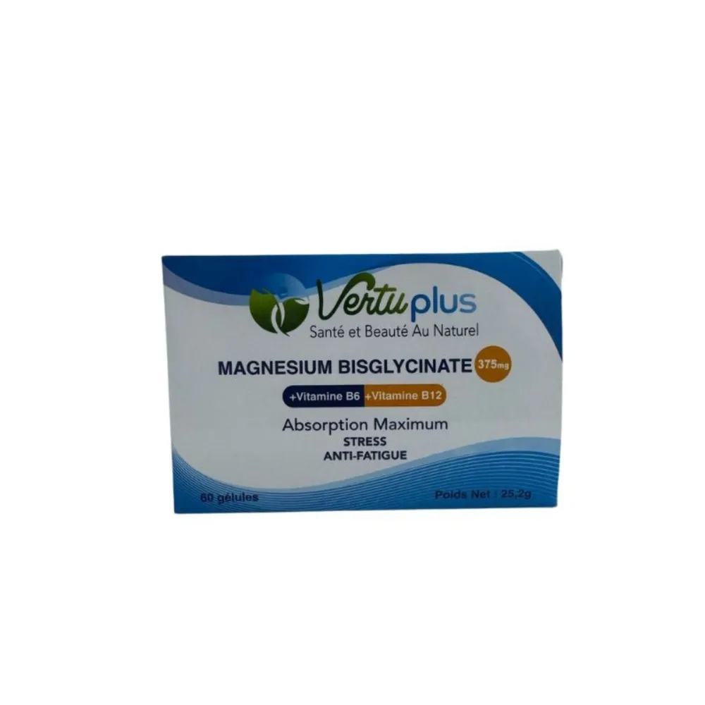 Vertu Plus Magnesium Bisglycinate 60Gelules