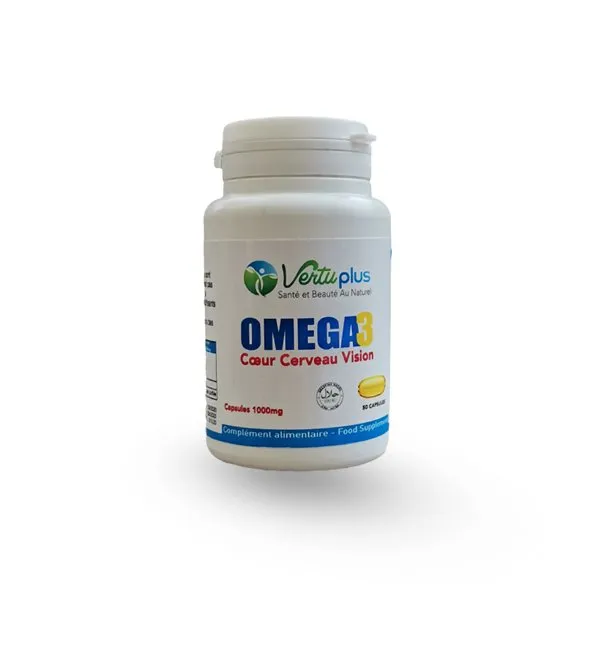 Vertu Plus Omega 3 1000mg 50 Capsules