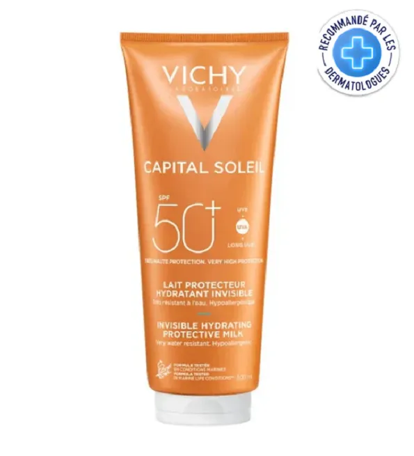 Vichy Capital Soleil SPF50+ Lait Protecteur Hydratant Invisible 300ml