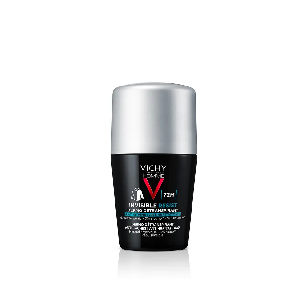 Vichy Déodorant Dermo-détranspirant Invisible Protect 72h Anti-taches Anti-irritations