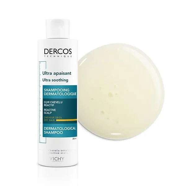 Vichy Dercos Shampoing Ultra Apaisant Cheveux Secs | 200ml