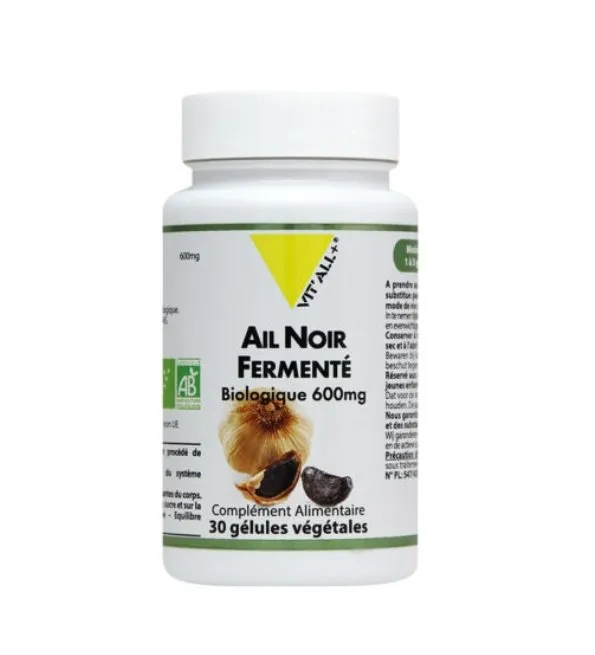 Vitall Plus Ail Noir Fermente Bio 600mg