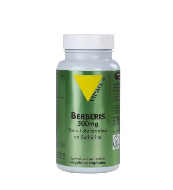 Vitall Plus Berberis 500mg 60 Gelules