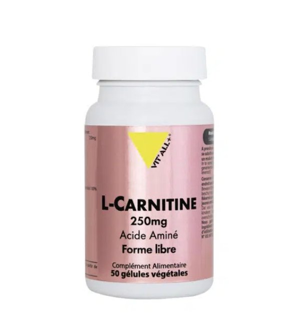 VITALL PLUS L CARNITINE 250MG 50 GELULES