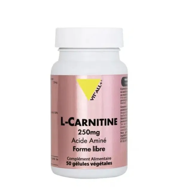 Vitall Plus L Carnitine 250mg 50 Gelules