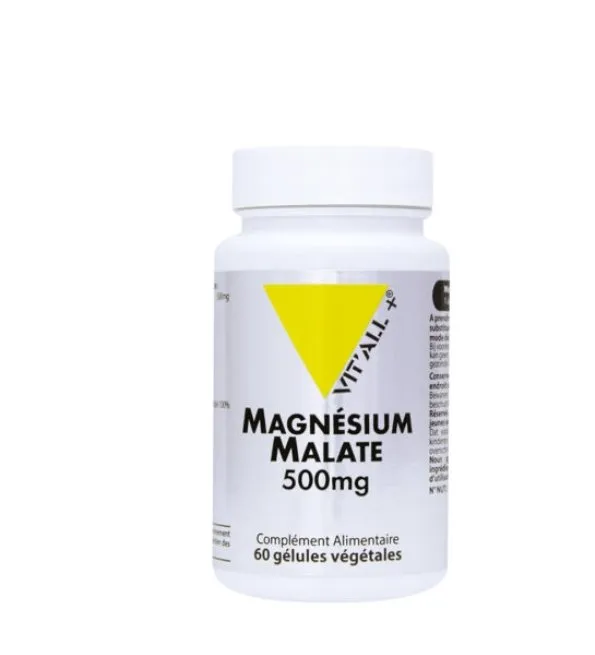 Vitall Plus Magnesium Malate 500mg 60 Gelules