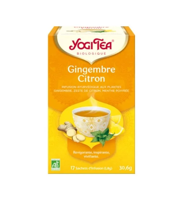 Yogi Tea Gingembre Citron 17 X 2g