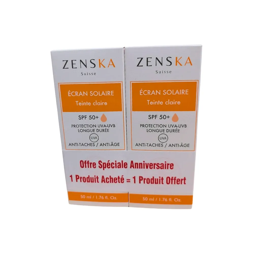 Zenska Ecran Solaire Teinte claire SPF50+ 2*50ml pack