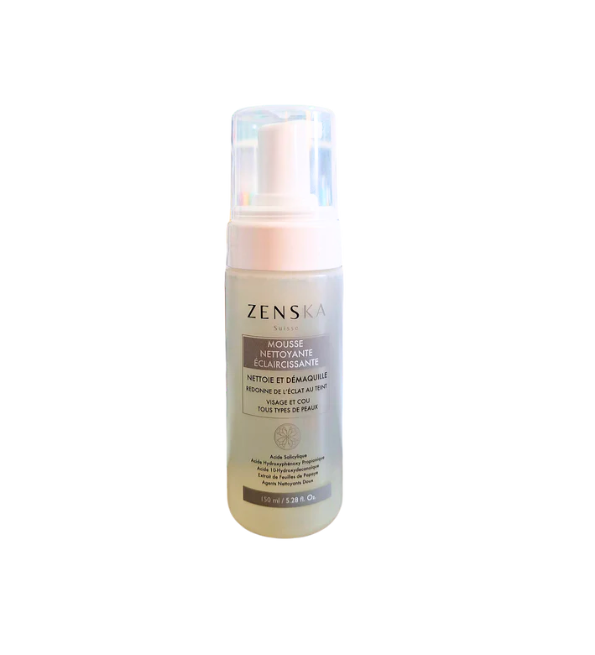 Zenska Mousse Nettoyant Eclaircissante 150ml