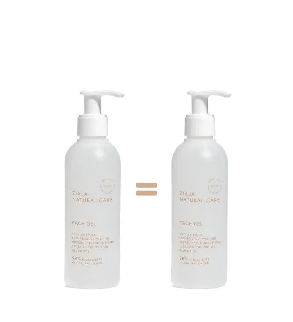 Ziaja Natural Care Gel Nettoyant 2*190ml Pack